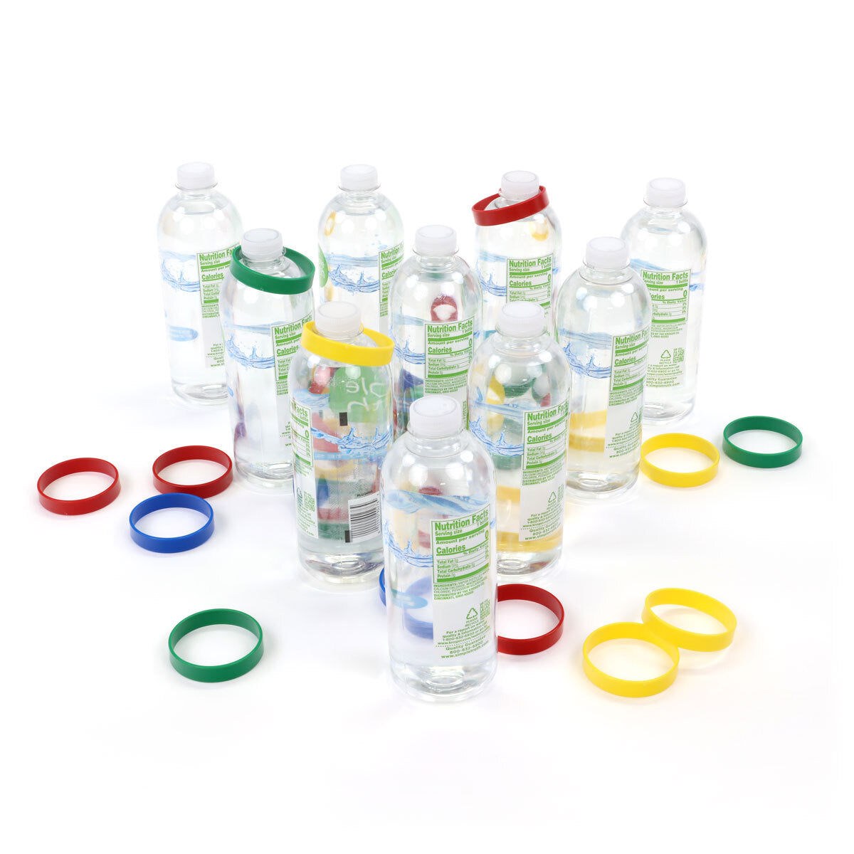 Pastel Mix Ring Toss bottles