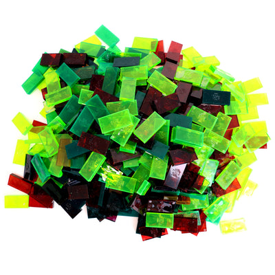 Pro dominoes mixed closeout colors with green tint