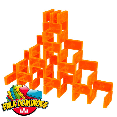 Clear neon orange very vibrant color