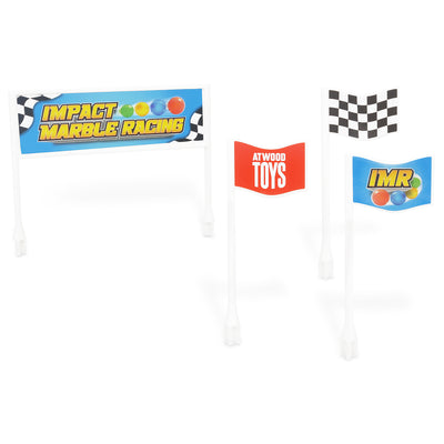 Flags and Banners Add On Pack White standing up