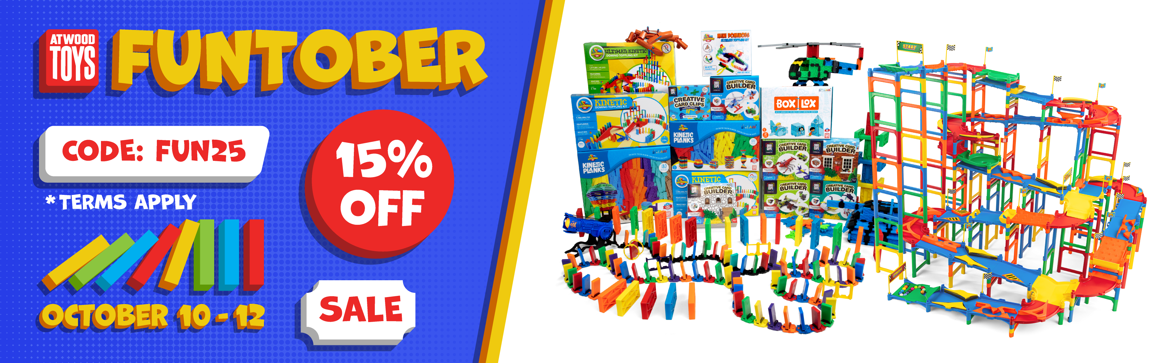 Funtober 2025 Sale Desktop Banner Web Ready