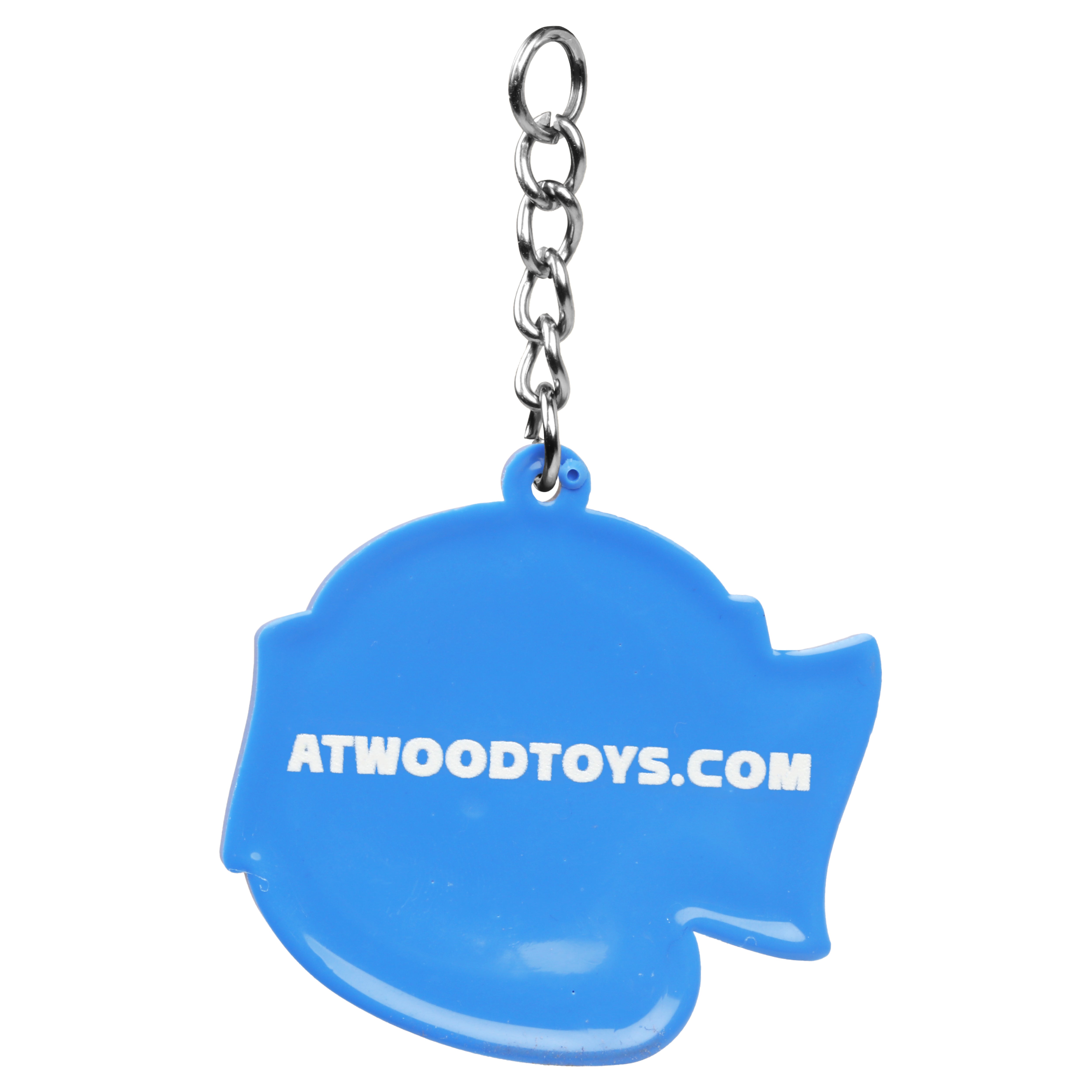 Impact marble racing keychain back