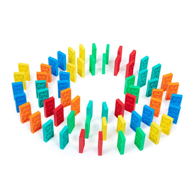 basic kinetic kit bulk dominoes spiral into the infinity