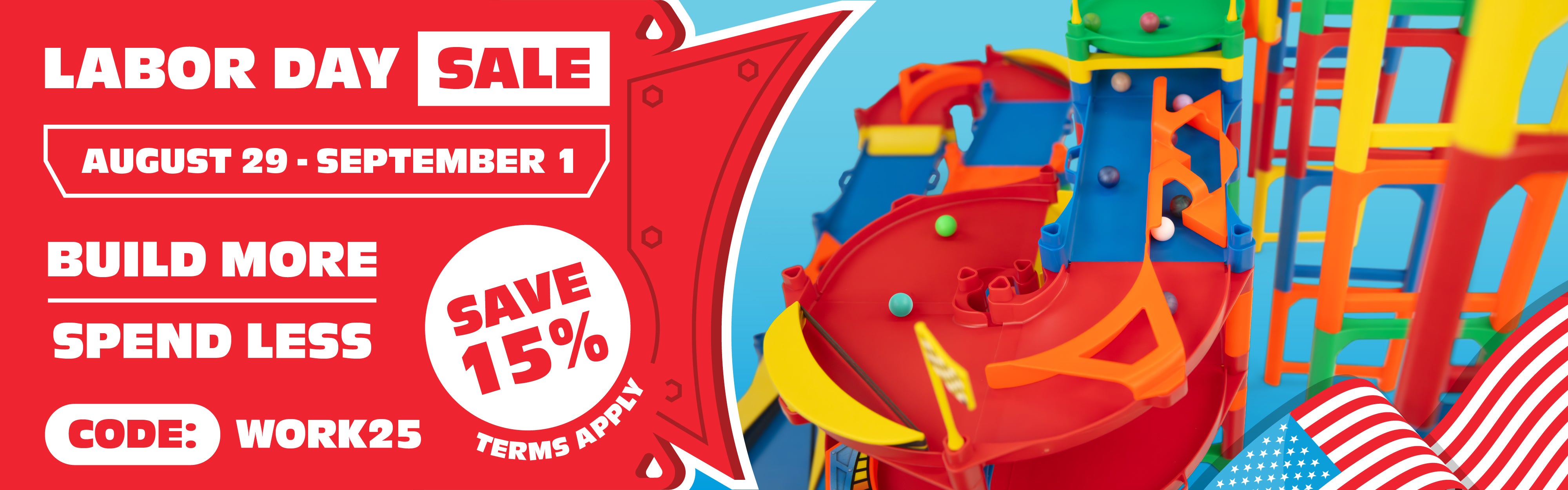 Labor Day Sale from aug 29 to sep 1 ends at midnight pst use work25 for fifteen percent off anything not already on sale