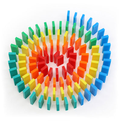 Bulk Dominoes  Mini Assorted Clear Spiral