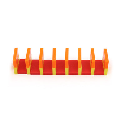 Bulk Dominoes Mini Blue toppling line