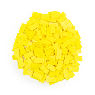 Bulk Dominoes - Mini Neon Yellow