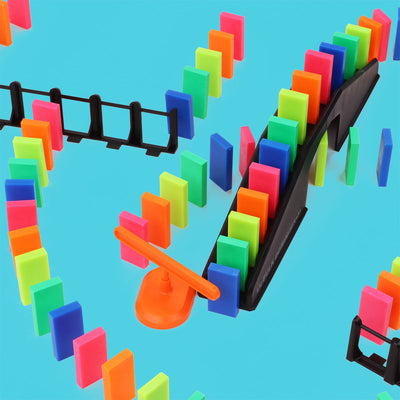 Bulk Dominoes Neon Basics Kit Black Bridges