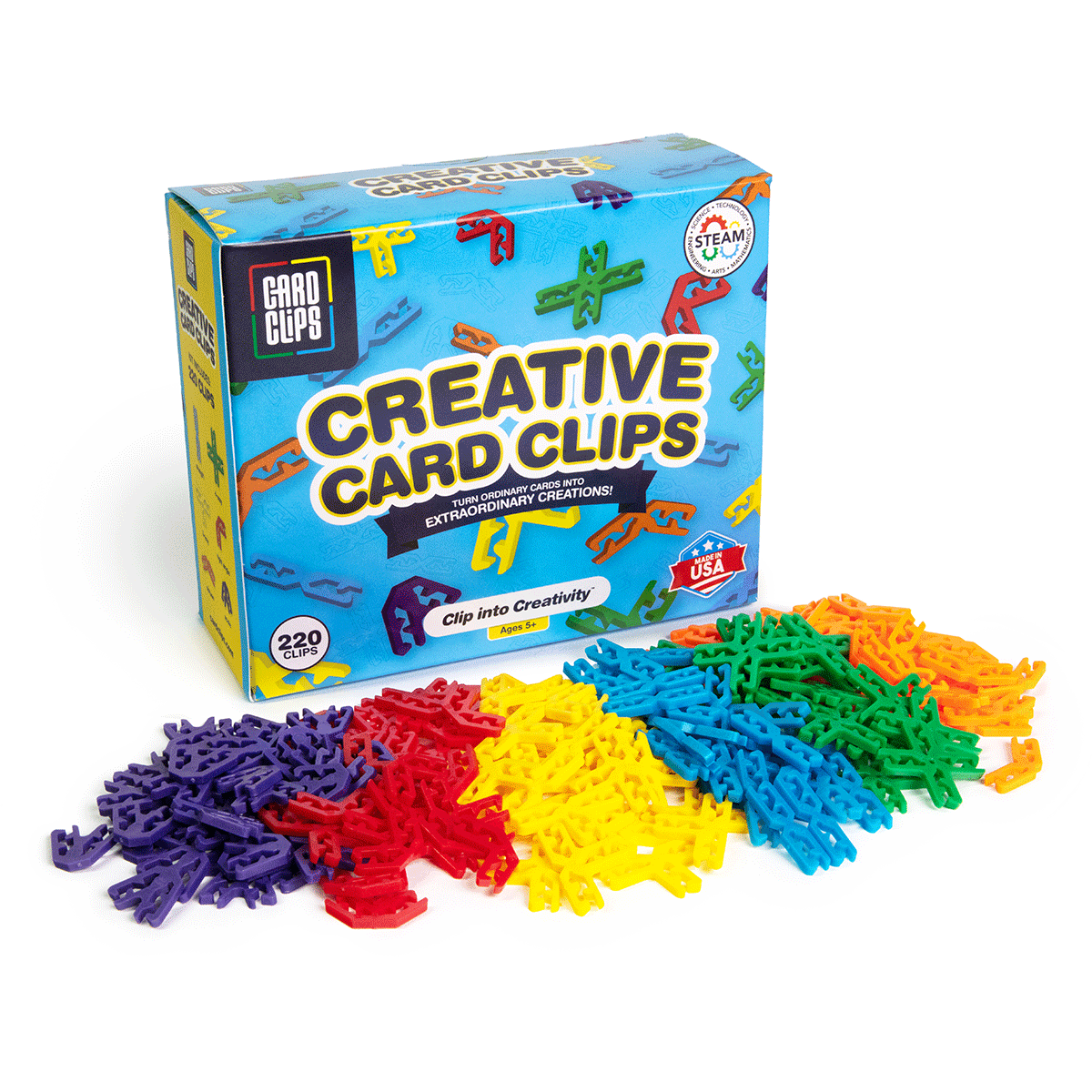 Card Clips Expansion Pack | 220 Clip Add-On | Atwood Toys – atwoodtoys