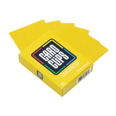Card Clips Cards Artisan Golden Yellow
