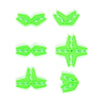 Box lox neon green clips