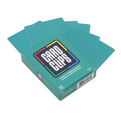Card Clips Cards Artisan Teal